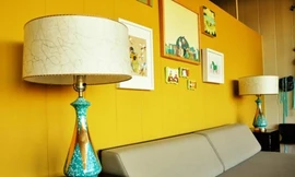 Thách thức nội thất với sắc vàng