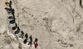 Phát hiện dấu chân 1,5 triệu năm tuổi của tổ tiên loài người