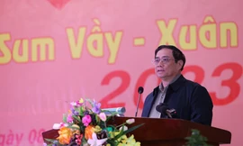 Thủ tướng Phạm Minh Chính chúc Tết công nhân, người lao động 