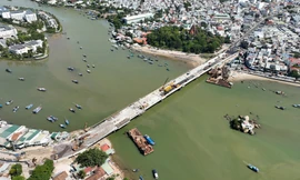 Dự kiến ngày mai thông xe cầu Xóm Bóng Nha Trang