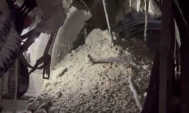 Cấm xe chạy trên đoạn đường sắt Chí Thạnh sụt lở