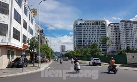 Đường số 4 được điều chỉnh nhỏ hơn quy hoạch chung. Ảnh L.H