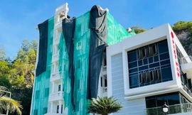 Tiếp tục cưỡng chế, tháo dỡ biệt thự xây vượt tầng Ocean View Nha Trang