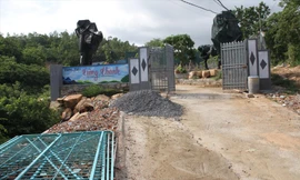 Khánh Hòa tiếp tục chỉ đạo xử lý việc xây nhà trái phép trên núi Hòn Rồng