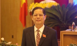 Ông Nguyễn Tấn Tuân tái đắc cử Chủ tịch UBND tỉnh Khánh Hoà. Ảnh C.H