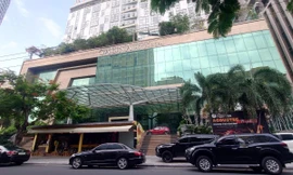 Tổ hợp khách sạn Galina xây dựng trên đất quốc phòng tại Nha Trang. Ảnh L.H