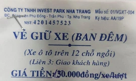 Nha Trang kiểm tra thông tin phí giữ xe khách du lịch 150.000 đồng/đêm 