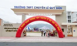 Trường THPT chuyên Lê Quý Đôn. Ảnh T.L