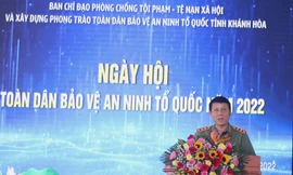 Thượng tướng Lương Tam Quang dự 'Ngày hội toàn dân bảo vệ an ninh Tổ quốc' tại Khánh Hoà