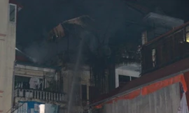 Lại cháy trong khu tập thể Nam Đồng