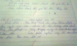 Bài kiểm tra lịch sử 'nổi loạn' của teen