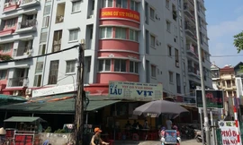 Toà chung cư nơi xảy ra sự việc