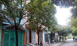 Vụ nổ súng xảy ra tại khu tập thể Công an tỉnh Hà Nam, ở phường Thanh Châu, thị xã Phủ Lý. Ảnh: Minh Đức