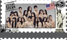 Đêm hội chân dài gửi thiệp mời đính ảnh nude tập thể