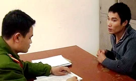 Cơ quan Cảnh sát điều tra tiến hành lấy lời khai đối với Tạ Văn Hội