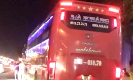 Tài xế xe khách dương tính với ma túy đóng cửa cố thủ