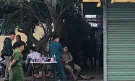 Dãy nhà trọ nơi xảy ra vụ việc