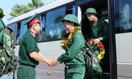 Nhiều chiến sĩ nhập ngũ là Đảng viên