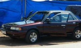 Chiếc xe của ông Hữu được cho là bị đặt mìn tự chế