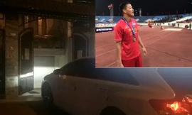 Tiền đạo Anh Đức lặng lẽ về nhà sau hào quang AFF Cup