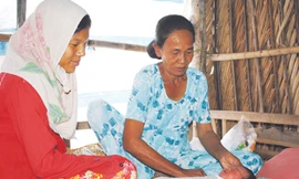 Sản phụ Lụa đã hồi phục sức khỏe sau ca đẻ rớt