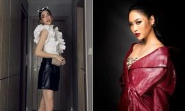 Người đẹp Biển Đào Thị Hà diện váy trễ nải nóng bỏng, Lương Thuỳ Linh khoe chân dài 1m22