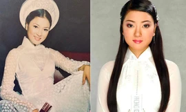 Hoa hậu Nguyễn Thị Huyền khoe ảnh áo dài xinh đẹp năm 18 tuổi