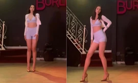 Diện crop-top nhảy sexy dance, Hoa hậu Tiểu Vy khiến fans 'bỏng mắt' vì đường cong hoàn hảo 