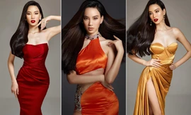 Trần Hoàng Ái Nhi diện loạt váy xẻ cực sexy trước giờ lên đường thi Hoa hậu Liên lục địa