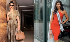 Thí sinh Hoa hậu Siêu quốc gia đọ dáng, ứng viên nặng ký Indonesia gây sốc vì quá 'đô con'