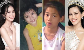 Dàn hoa - á hậu khoe ảnh ngày bé, fans trầm trồ khen xinh đẹp từ 'trứng nước'