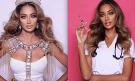 Nữ y tá với đường cong 'gây mê' đăng quang Hoa hậu Hoà bình Pakistan 2021 