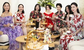 Hà Kiều Anh mở tiệc trong biệt thự triệu đô, đọ sắc cùng dàn mỹ nhân Việt đình đám