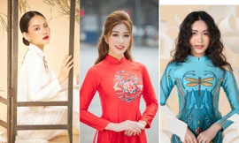 Dàn người đẹp của HHVN 2020 khoe nhan sắc đẹp hút hồn với áo dài Tết 