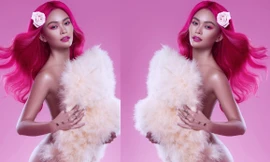 Đầu năm mới, Á hậu Mâu Thuỷ 'đốt mắt' fans với bộ ảnh nude táo bạo và nóng bỏng 