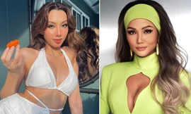 Nguyễn Thúc Thùy Tiên diện váy cắt xẻ 'bỏng mắt', H'Hen Niê mặc bodysuit khoét vòng 1 sexy