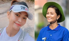 H'Hen Niê, Mâu Thuỷ mặc đồ bảo hộ hỗ trợ bác sĩ tuyến đầu chống dịch COVID-19 ở TP. HCM