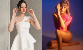 Á hậu Tường San diện váy lệch vai quyến rũ, Võ Hoàng Yến hóa 'nữ hoàng Ai Cập' nóng bỏng