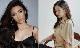 Nguyễn Thúc Thuỳ Tiên mặc váy cúp ngực gợi cảm, Đỗ Mỹ Linh đẹp dịu dàng tựa 'nàng thơ'