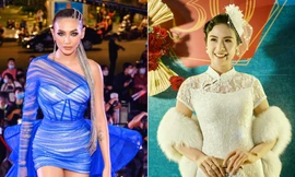 Võ Hoàng Yến khoe chân dài miên man, Ngọc Hân gợi cảm với tạo hình 'Bến Thượng Hải'