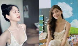 Á hậu Thuỳ Dung khoe vai trần quyến rũ, Cẩm Đan mặc váy xẻ vòng một nóng bỏng