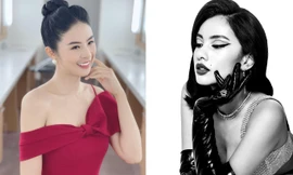 Ngọc Hân diện váy trễ nải vai trần nuột nà, Cẩm Đan nóng bỏng khi hoá quý cô cổ điển