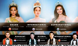 Globalbeauties đăng hình Thuỳ Tiên sánh vai các nàng hậu thế giới khiến fan Việt tự hào