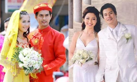 Những sao nam có vợ sở hữu nhan sắc xinh đẹp từng đi thi hoa hậu 