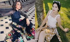 Đỗ Thị Hà khoe vai trần sexy, Hoa hậu Ngọc Khánh tái xuất với áo dài