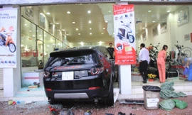 Hiện trường vụ tai nạn.