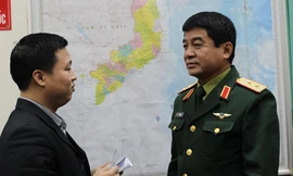  Ông Võ Văn Tuấn, Phó tổng Tham mưu trưởng QĐNDVN trong lần trả lời phỏng vấn phóng viên Dân trí năm 2014.