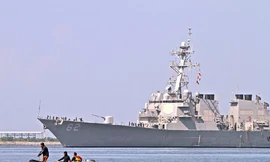 Bài tập sống sót trong lần tập trận đầu tiên giữa quân đội 3 nước kể từ tháng 10/2014.