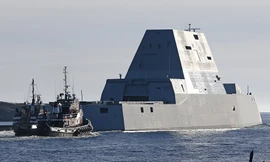 [VIDEO] Tàu khu trục USS Zumwalt lần đầu chạy thử trên biển