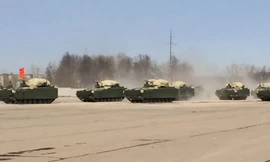 Lộ khí tài tối tân của Nga ở lễ duyệt binh Ngày Chiến thắng